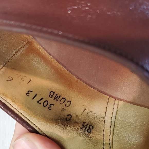 Allen edmonds Austin 30713 Mens Dress Oxford Slip on shoes sz 8.5C - Picture 13 of 14